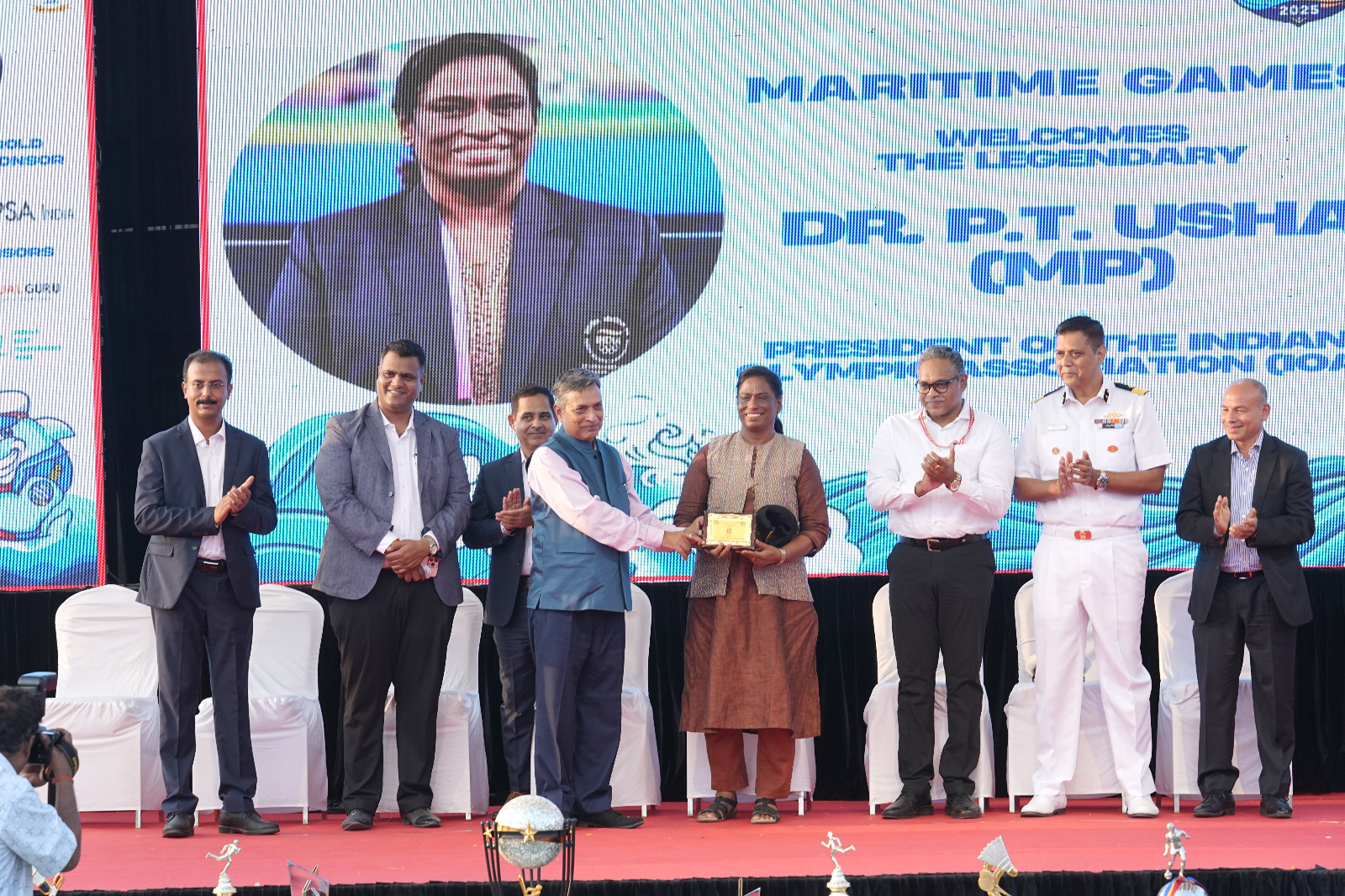 Maritime Game 2025 Inaugural Ceremony with Chief Guest Dr. P.T Usha (23 March 2025)