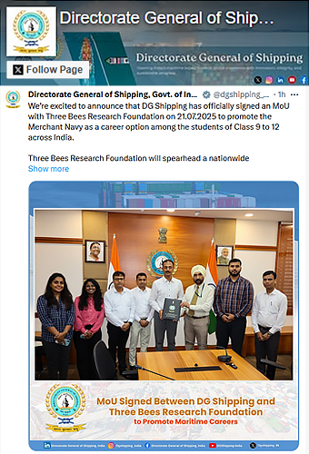 DG Shipping twitter