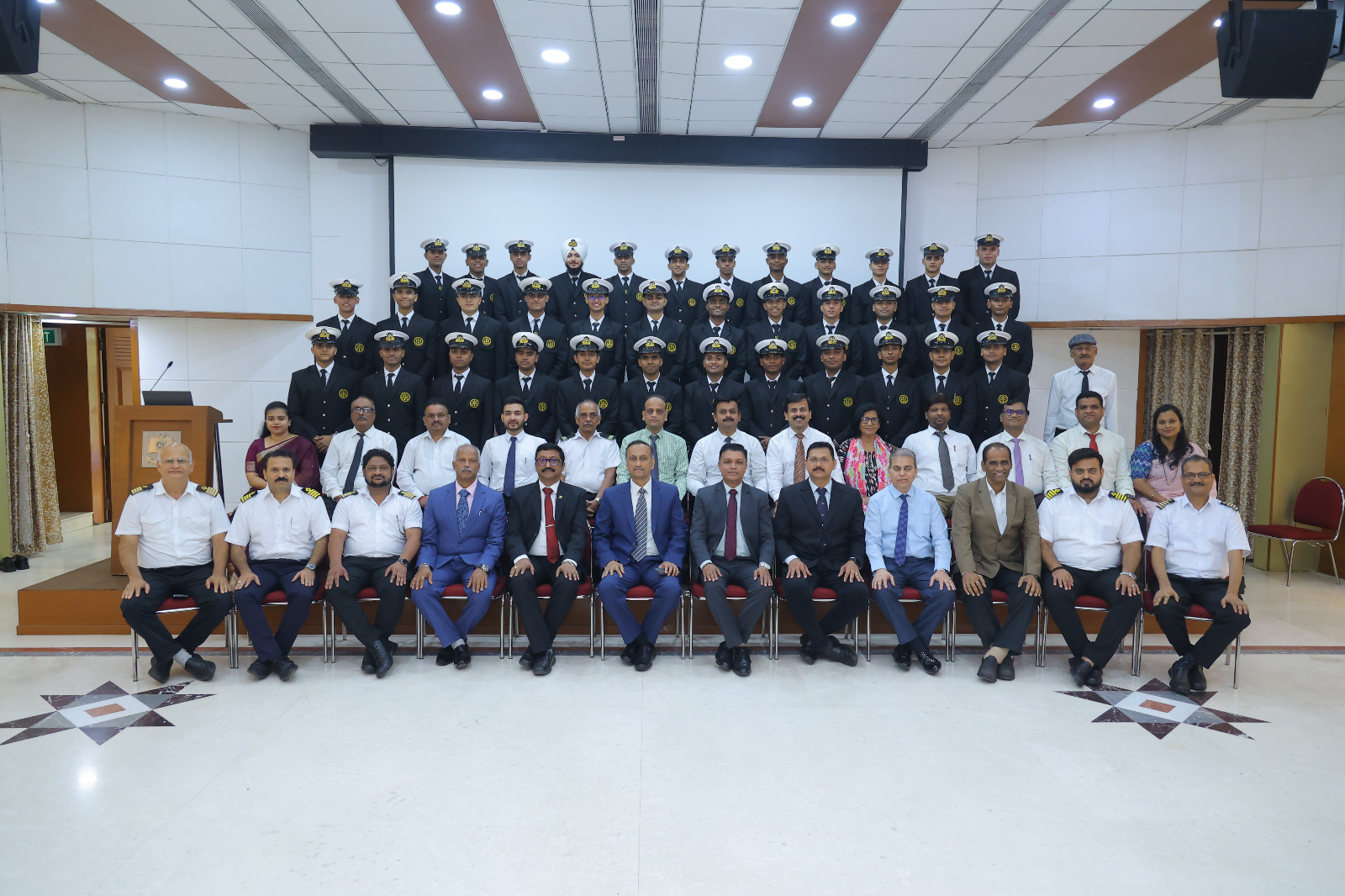 Passing-Out Ceremony of its 12th Batch of B. Tech (Marine Engineering) cadets at SIMS, Lonavala.