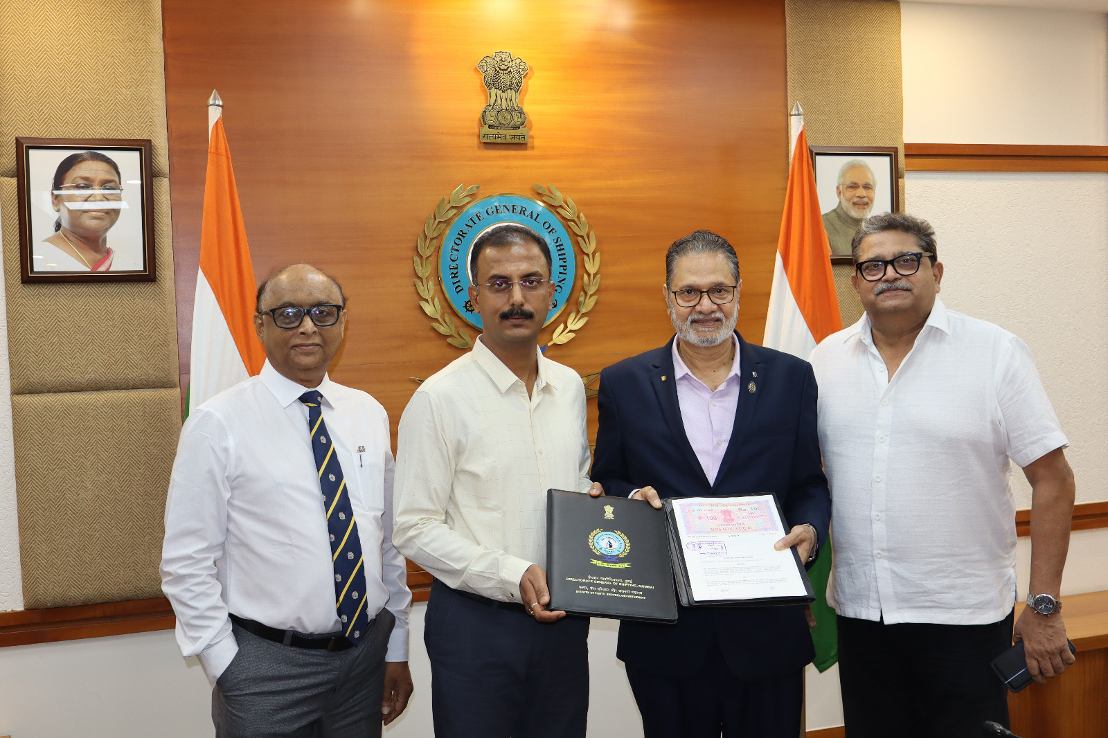 MoU Signed Between DG Shipping and CMMI for Organizing Leveraging Technology in Maritime - Towards a Smart, Safe and Sustainable Directorate General of Maritime Administration (DGMA)