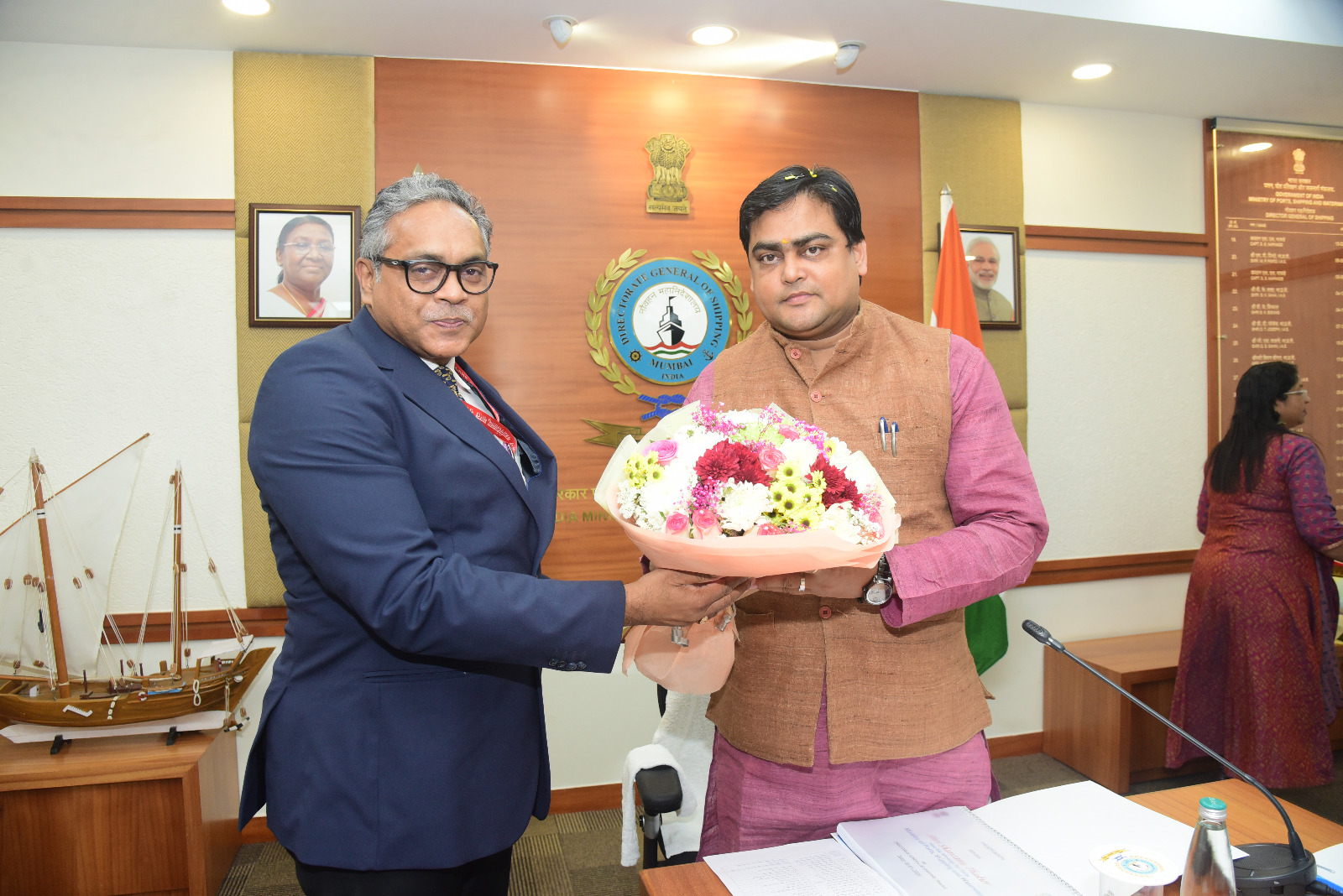 Visit of Shri Shantanu Thakur, Hon’ble Minister of State for Ports, Shipping and Waterways, to the Directorate General of Shipping (30 January 2025)