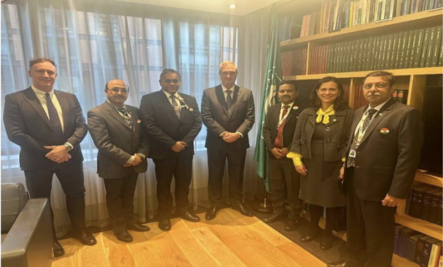 Meeting of Indian delegation with Director, IOPC fund at IMO on 30.11.2023
